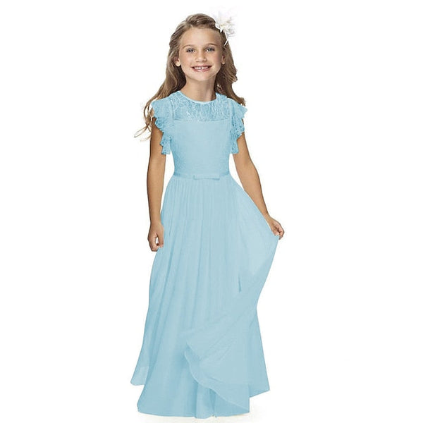 Girls' Flower Party Wedding Performance Dress Girl FashionChic