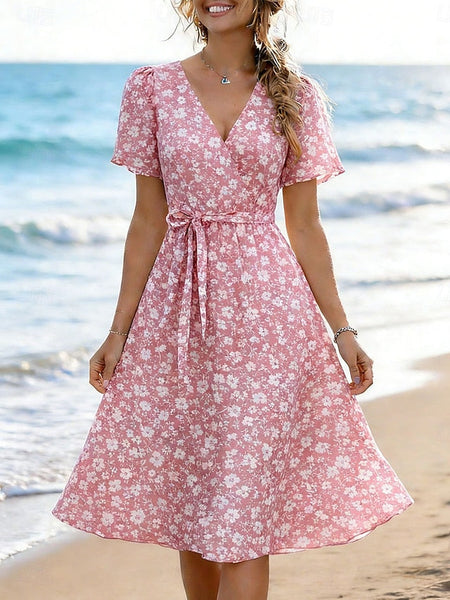 Women's Midi Dress Casual Dress A Line Dress Elegant FashionChic