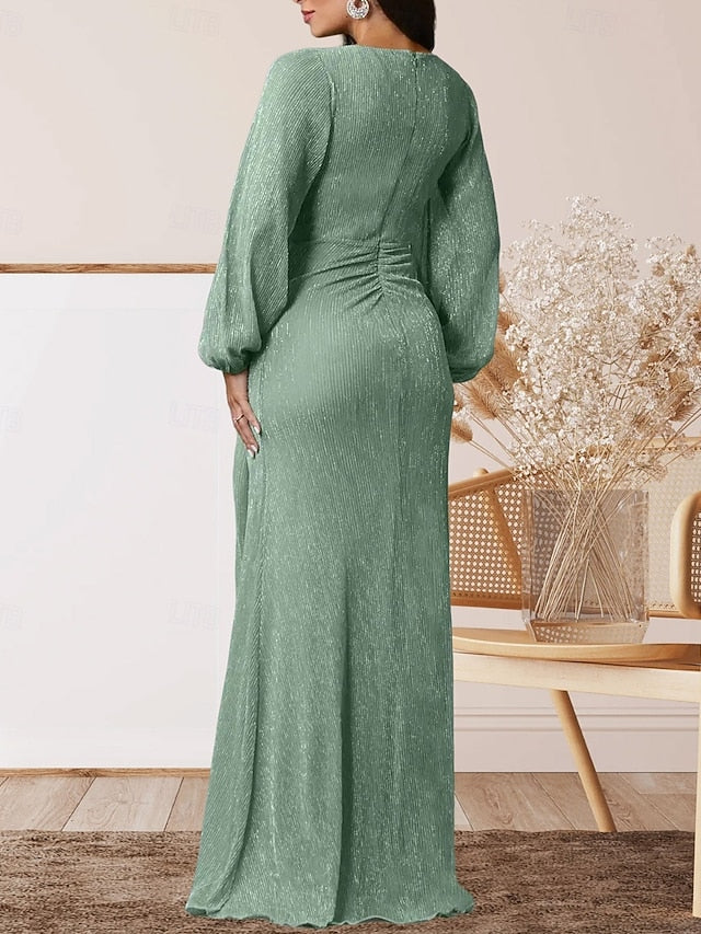 of Elegant Sweet Dress A-Line Wedding Guest the Bride Mother V FashionChic