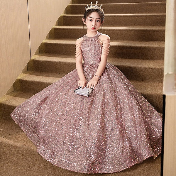 Kid's Girl Girls' Princess Dress Flower FashionChic