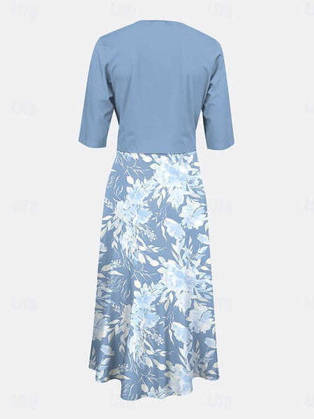 Women's Two Piece Dress Sets Midi Dress with Jacket Elegant FashionChic