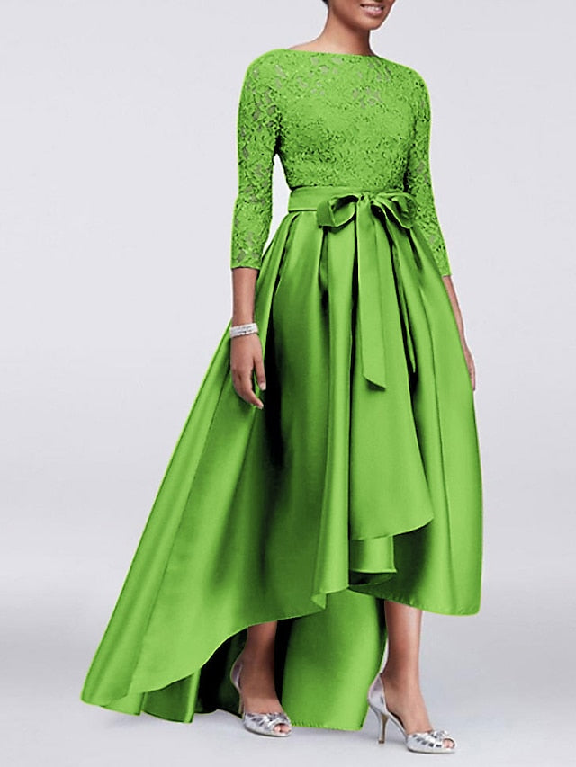 Mother Elegant Size the of Bride Plus Wedding Dress A-Line Guest FashionChic