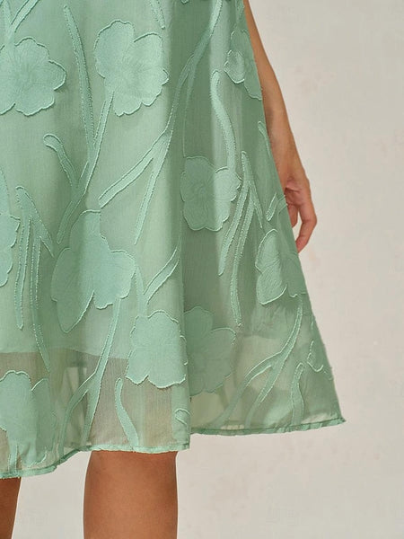 Women's Knee Length Dress Chiffon Dress Elegant Casual FashionChic