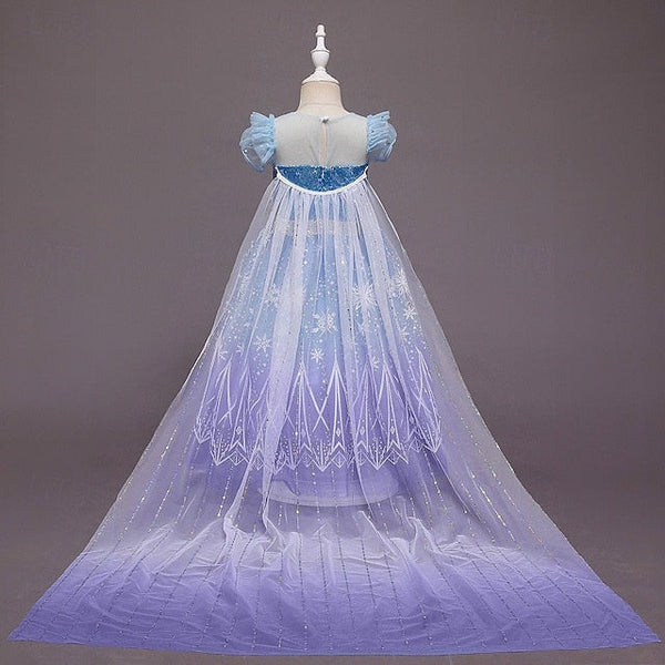 Frozen Dress Princess Cloak Flower Girl Elsa Girls' FashionChic