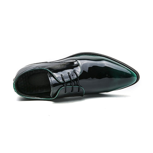 Shiny Formal Dress Shoes Oxford Patent – Men's Leather FashionChic