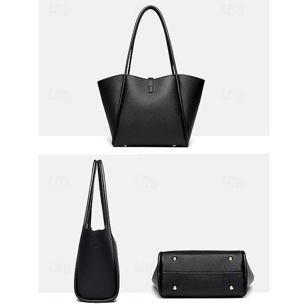 Green Faux Tote Women's Bag Leather FashionChic