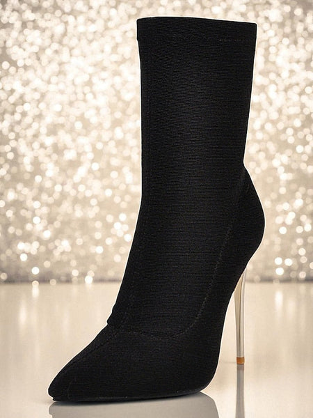 Boots Print - Ankle Women's Leopard Sexy Pointed Stiletto FashionChic