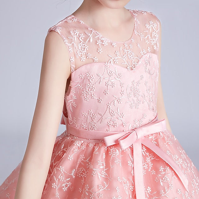 Girl Girls' Princess Party Flower Dress FashionChic