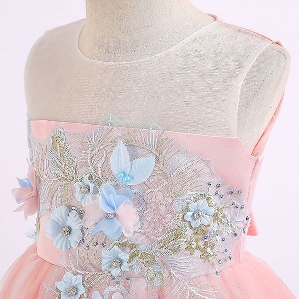 Party Girls' Girl Dress Flower Kids FashionChic