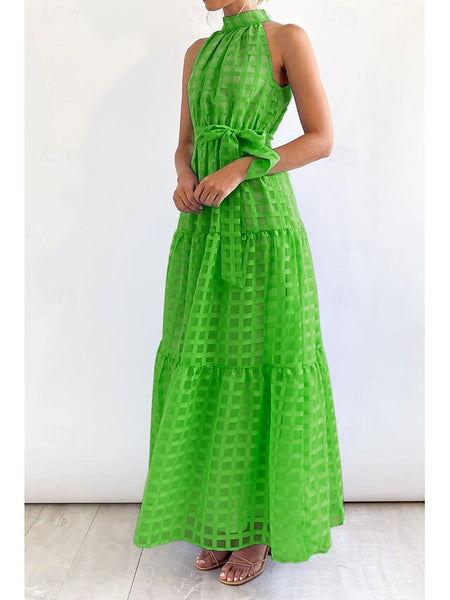 Women's Long Dress Maxi Dress Graduation Dress Halter Neck