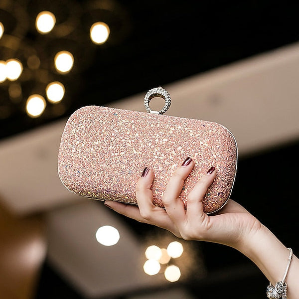 Wristlet Leather PU Bags Clutch Women's Evening Bag FashionChic