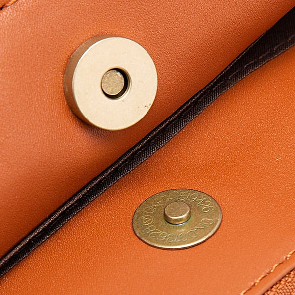 Shoulder Leather Women's Vintage Three-Layer Crossbody FashionChic