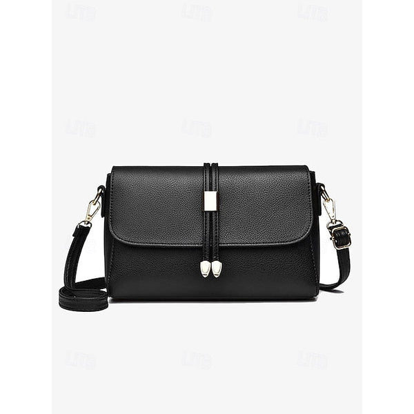 Burgundy Bags in Crossbody Leather Black Women's Faux and FashionChic