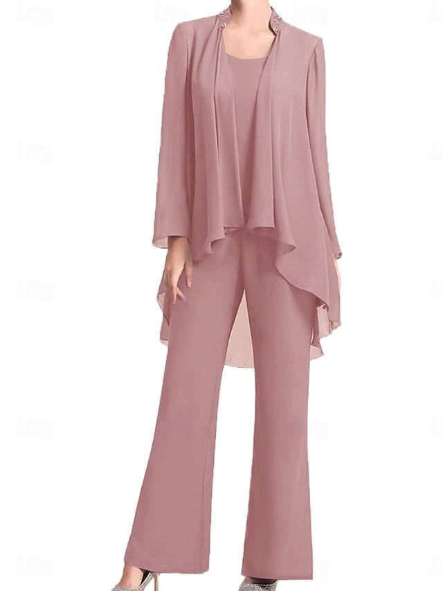 Elegant Simple Guest Bride Mother Dress the Pantsuit Wedding of FashionChic