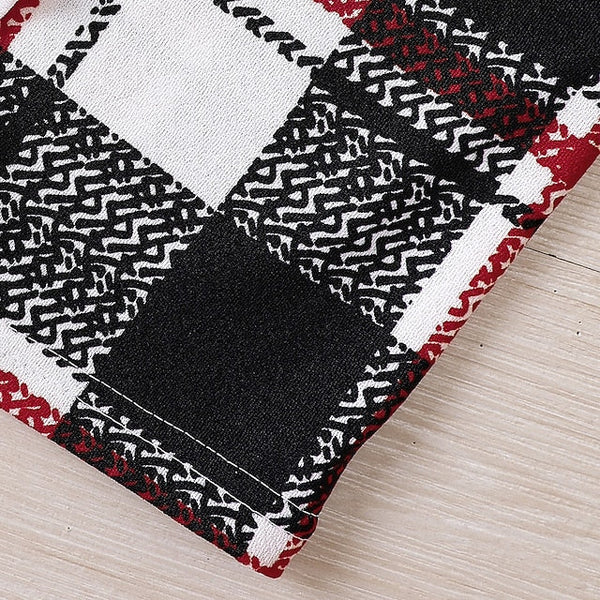 Pieces Girls' Suits 2 Dress Kids Long Color Set Block FashionChic