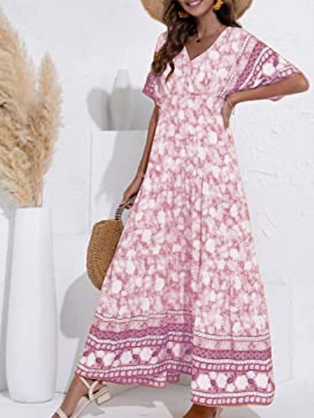 Women's Maxi Dress A Line Dress Vacation Casual Boho
