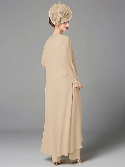 Beach Mother of Pantsuit 3 Bride Formal the Piece Wedding FashionChic