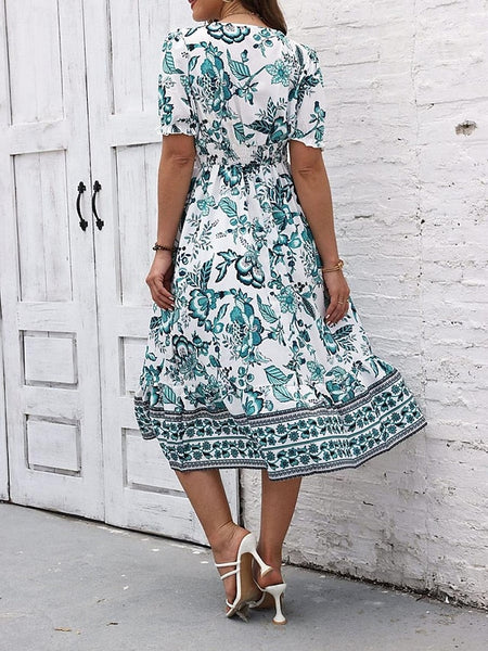 Women's Midi Dress Casual Dress Swing Dress A Line Dress FashionChic
