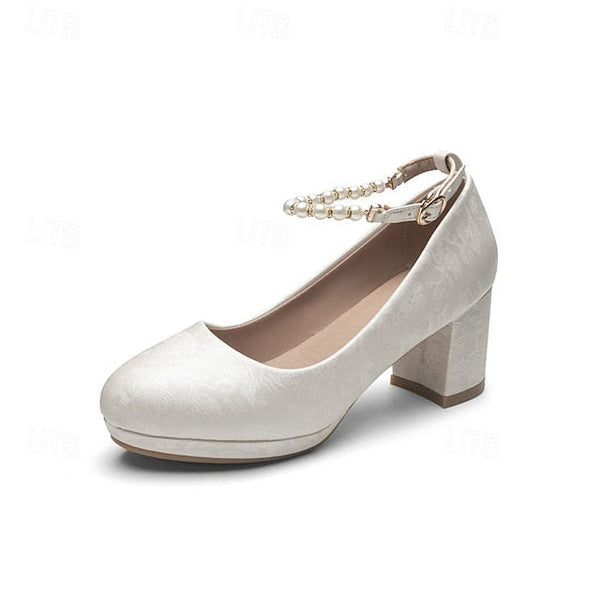 Girls' - Shoes Mary for White Weddings Jane Bow Perfect FashionChic