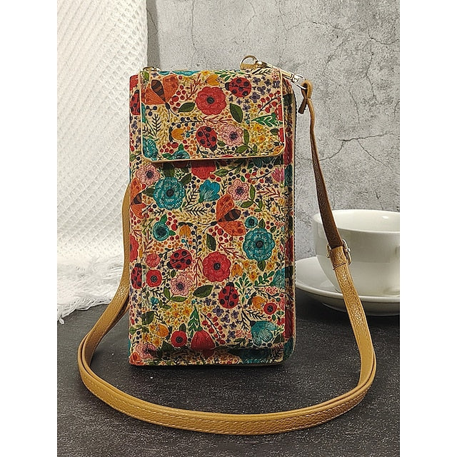 Women’s Boho Vintage Bag with Adjustable Crossbody Phone FashionChic