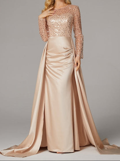 Masquerade Gown Dress Mermaid Carnival Floor Elegant Evening FashionChic