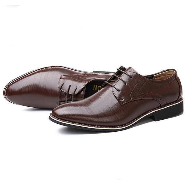 Oxfords Shoes Dress Business Men's Classic Derby FashionChic