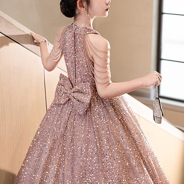 Kid's Girl Girls' Princess Dress Flower FashionChic