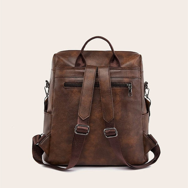 and Vintage Backpack Leather Tassel Purse with Women's Faux FashionChic