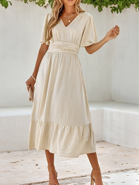 Women's Midi Dress Casual Dress A Line Dress Stylish Basic