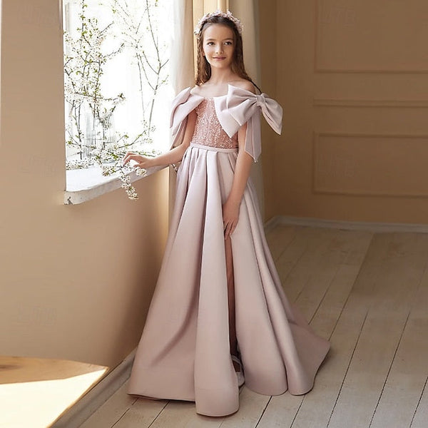Girl Evening Princess Flower Dress Formal Girls' Gown FashionChic
