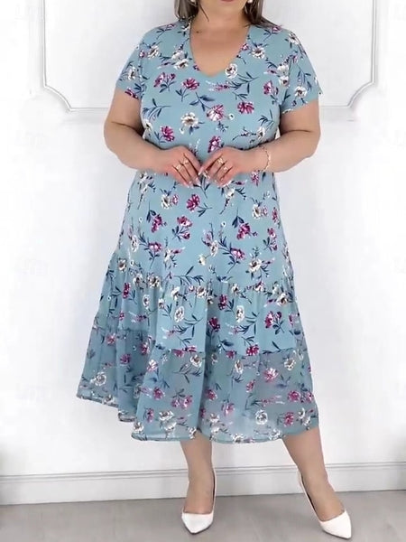 Women's Midi Dress Casual Dress Stylish Casual Vacation