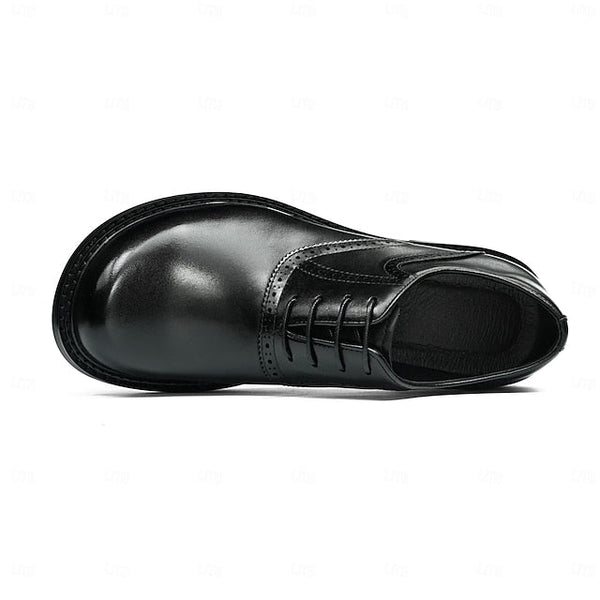 Shoes- Layer First Dress Genuine Oxford Men's Leather FashionChic