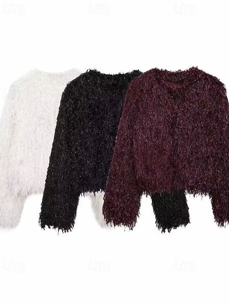 Coat Furs Women's Comfortable Leathers Fur Faux FashionChic