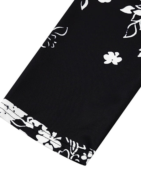 Women's Midi Dress Tunic Dress Floral Pocket V Neck Midi FashionChic