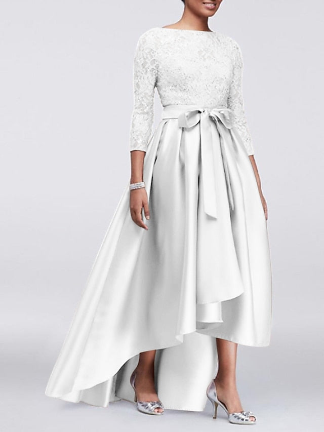 Mother Elegant Size the of Bride Plus Wedding Dress A-Line Guest FashionChic