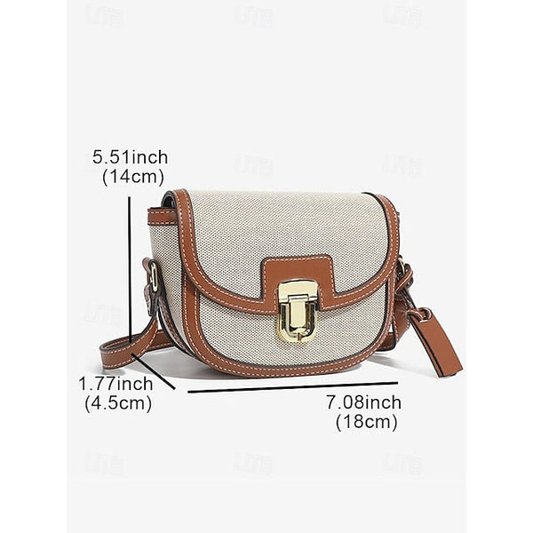 – Bag Trim Vintage Women's Crossbody Leather Small FashionChic