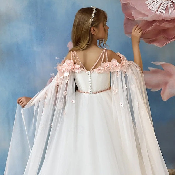 Flower Party Dress Girl Communion First Girls' FashionChic