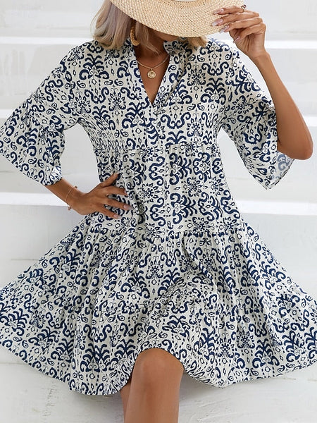Women's Mini Dress Casual Dress Boho Chic Dresses A Line FashionChic