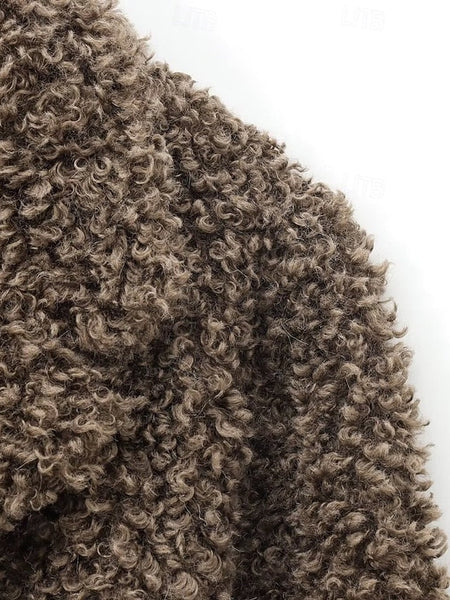 Faux Warm Teddy Comfortable Women's Coat Fur Furs FashionChic