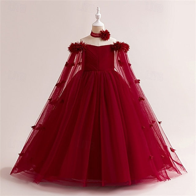 Dress Princess Girl Kid's Girls' Flower FashionChic