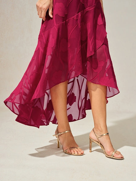 Women's Maxi Dress Ruffle Dress Elegant Wedding Wedding