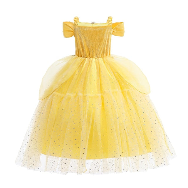 Girl Tulle Flower Girls' Belle dress Dress Princess FashionChic