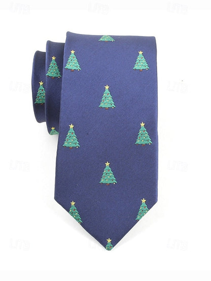 Santa Necktie with Christmas Men's FashionChic