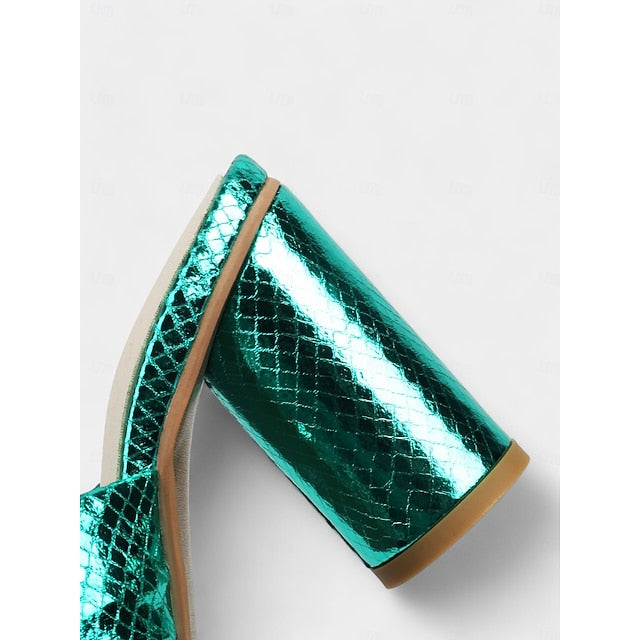 Bridal – Mules Pink Bow with Women's Design Metallic FashionChic