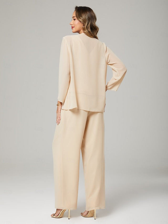 the 3 Wedding Guest Mother Dress Bride Piece Pantsuit of Formal FashionChic