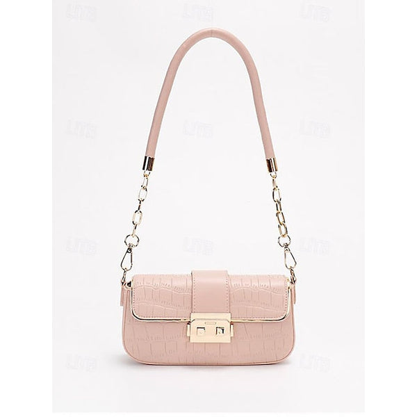 Women's Bag Baguette Shoulder Envelope Leather PU FashionChic