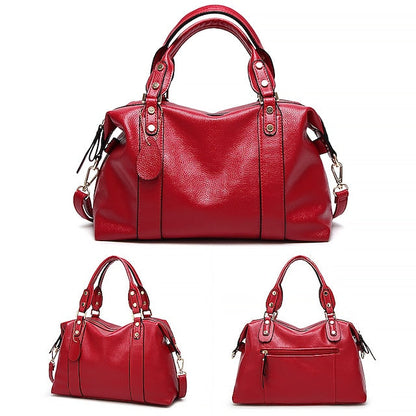 Bag PU Women's Shoulder Handbag Crossbody Boston FashionChic