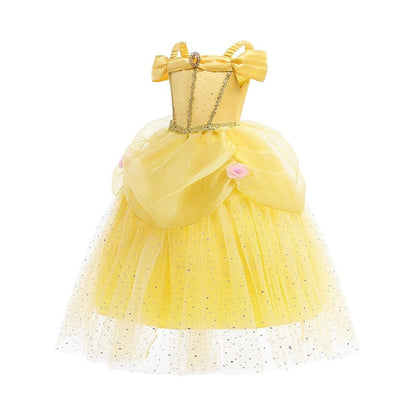 Girl Tulle Flower Girls' Belle dress Dress Princess FashionChic