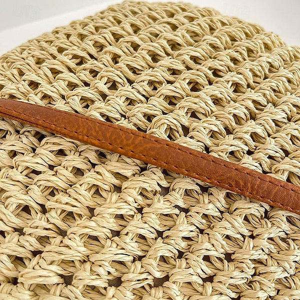 Tassel Women's Bag Woven Boho Handbag – Straw Crossbody FashionChic