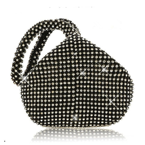 - Bag Silver Rhinestone Elegant Women's Evening Crystal FashionChic